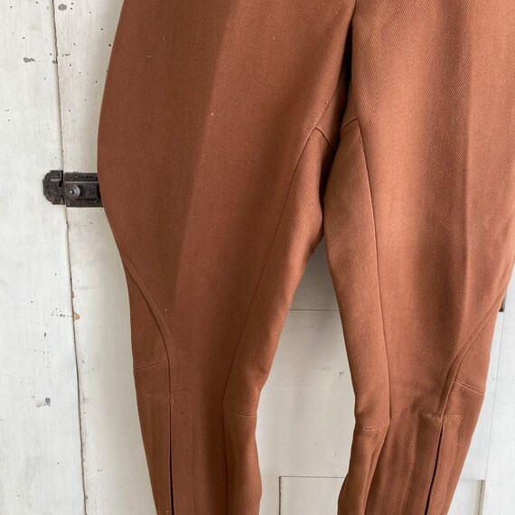 Vintage Cropped Pants Jodhpurs Thick Ribbed Wool … - image 5