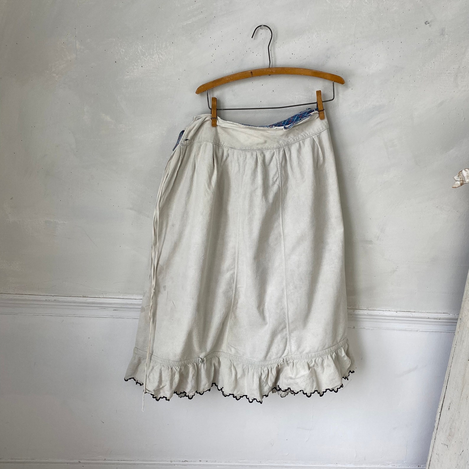 1920s Petticoat Work Skirt Brushed Cotton Workwear Work Wear | Etsy