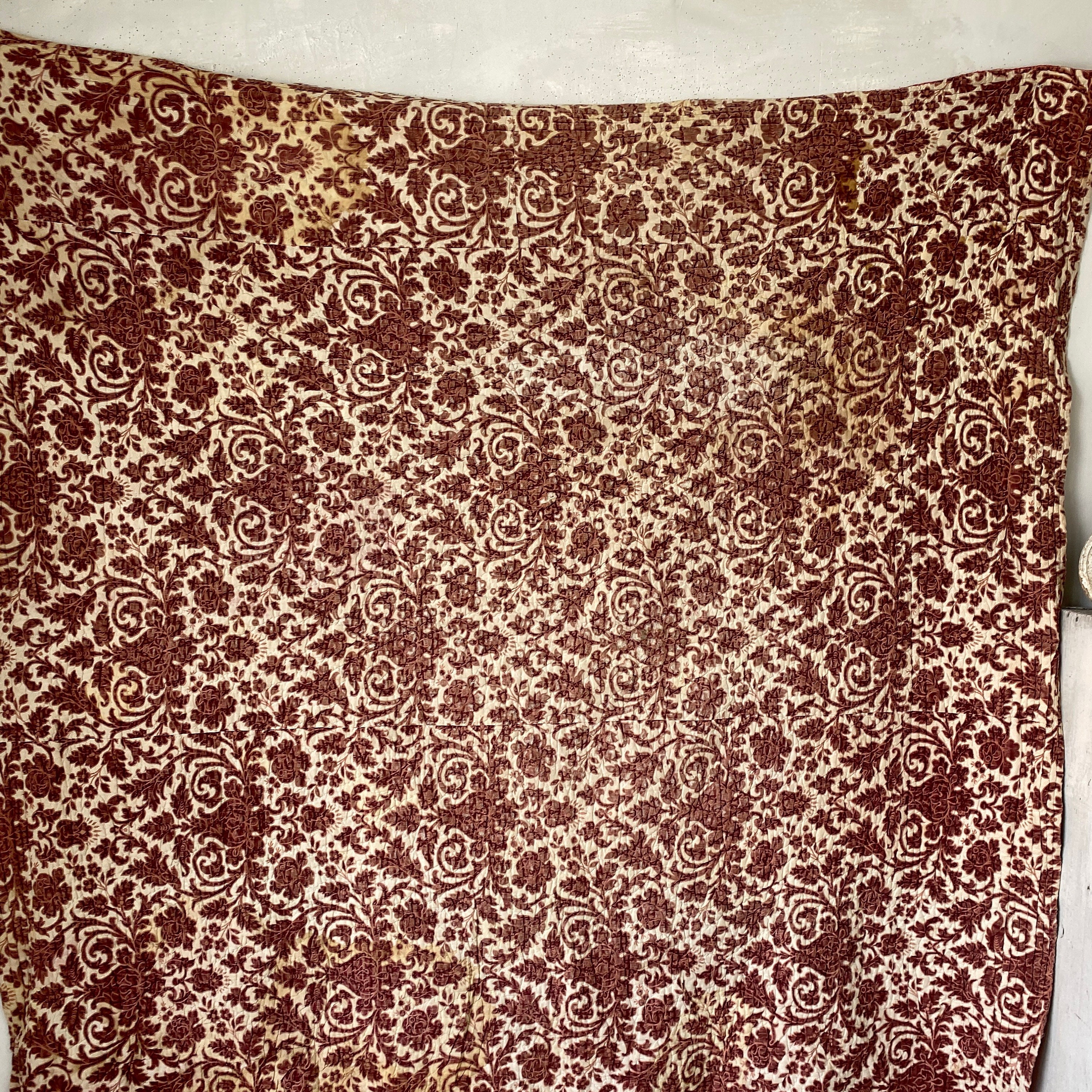 プロヴァンス　キルト　フランス　アンティーク プロヴァンス(南仏) キルト | SASHIIRO