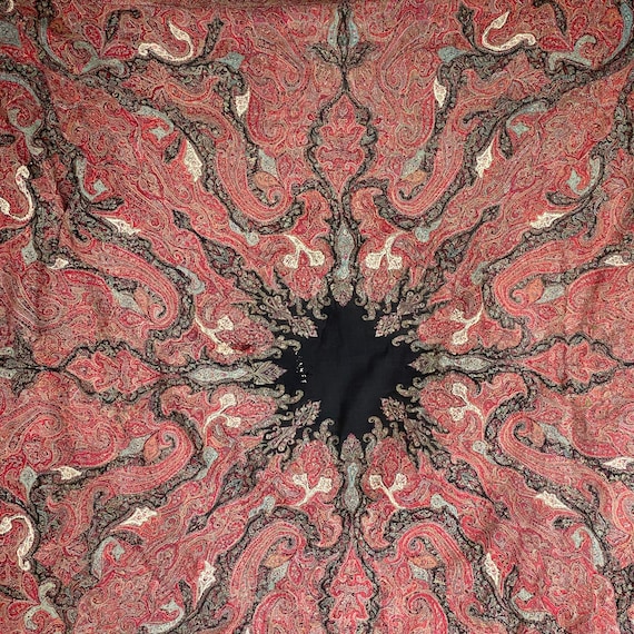 Early 19th century  Antique French paisley scarf … - image 1