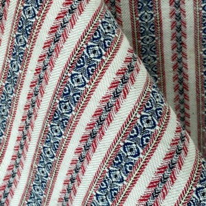 2 French vintage textiles one round pillow cover c 1900 ~ eco-friendly