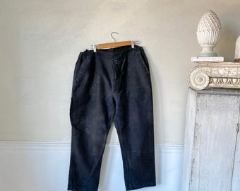 ラフ　50-60s french flannel slacks 1960s M52 Pleated Wool Pants, French Army, Size S to XL - Etsy
