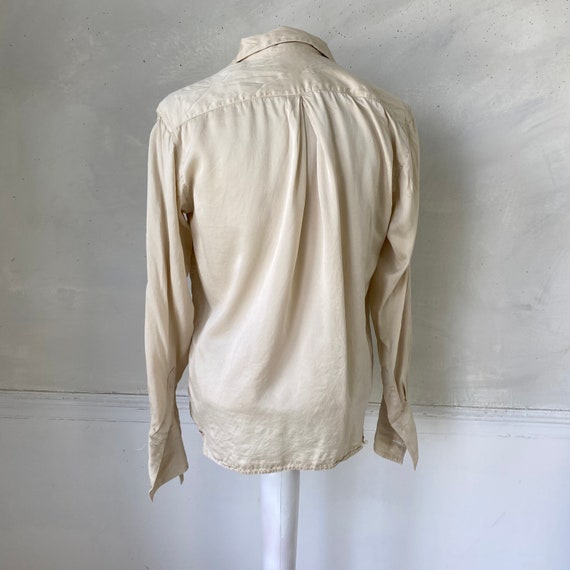 French Silk Blouse Woman's Blouse French Workwear… - image 8