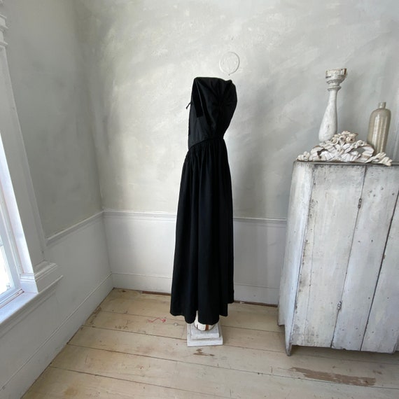 AMAZING Hooded Antique Cloak Cape French black wo… - image 6