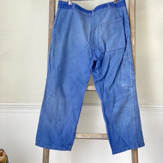 Vintage Antique French Trousers Pants Workwear Wo… - image 10