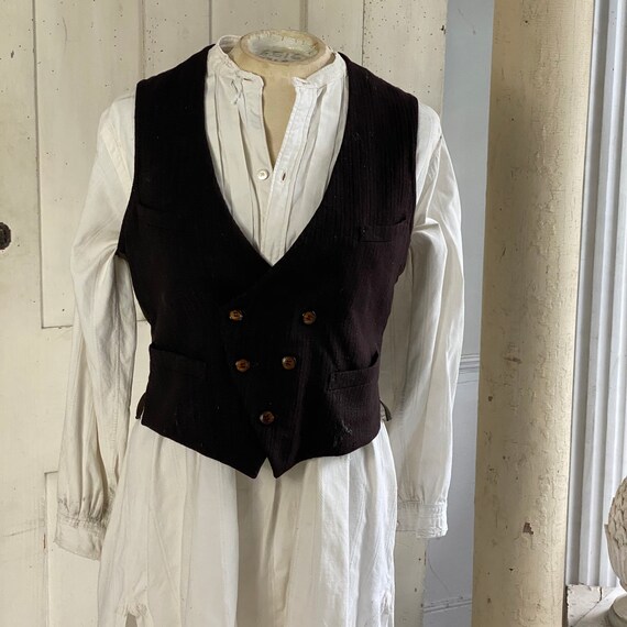 Work wear French workwear Chore vest waistcoat Ant