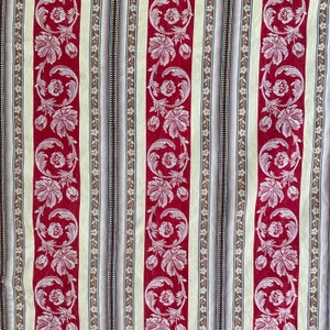 Antiker französischer Inlettstoff Napoleon III c1870 Gestreifter Damast Nähen Polster Kissen Projekte Quilten TIMEWORN umweltfreundlich