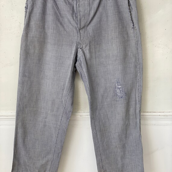 Chef pants vintage French men's workwear work wea… - image 5