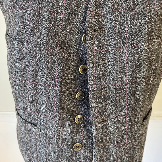 Men's Wool Blend Vest Workwear French work wear A… - image 6