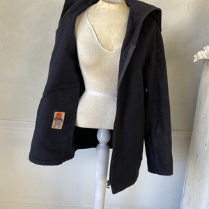 Le Glazik Quimper Jacket French Coat Lined Jacket Mid Century Black Navy Jacket eco-friendly