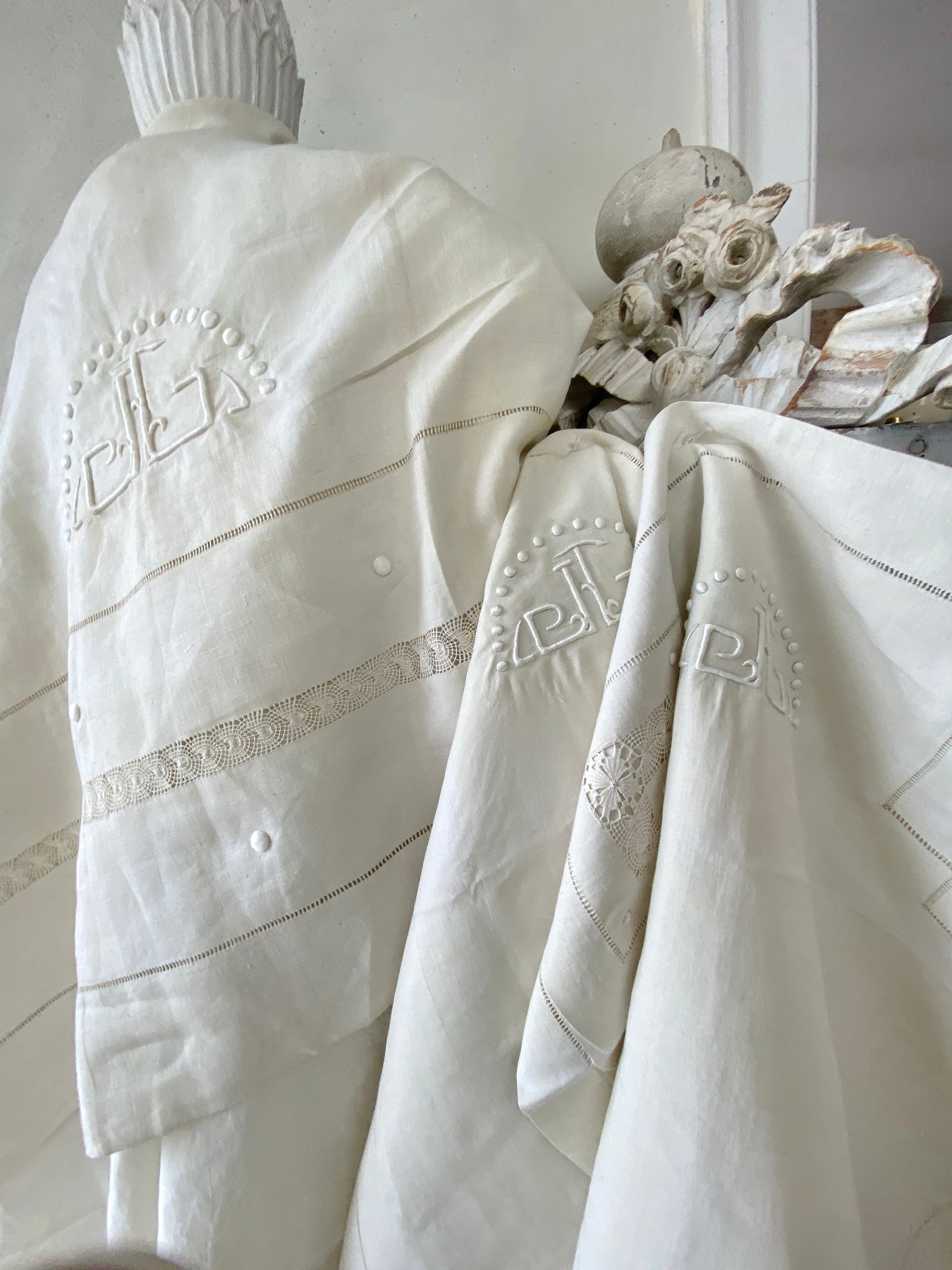 今日のお品ஐ⋆*フランスアンティーク・ナチュラルリネンカーテン