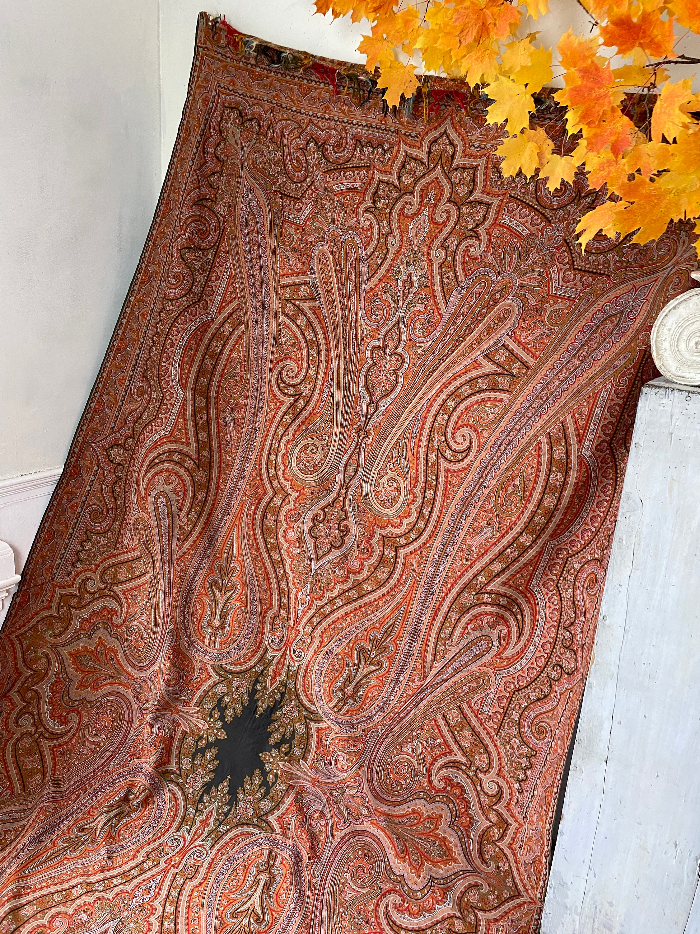 vintage paisley shawl