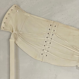 Vintage American girdle corset 1940s undergarment health belt back brace Nulife corset Textile Trunk eco-friendly