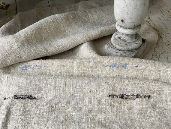Tela de saco de grano antiguo, tela de tapicería antigua, tela de