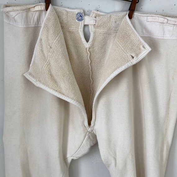 French Antique Long Johns Sweat Pants Sports Pant… - image 4