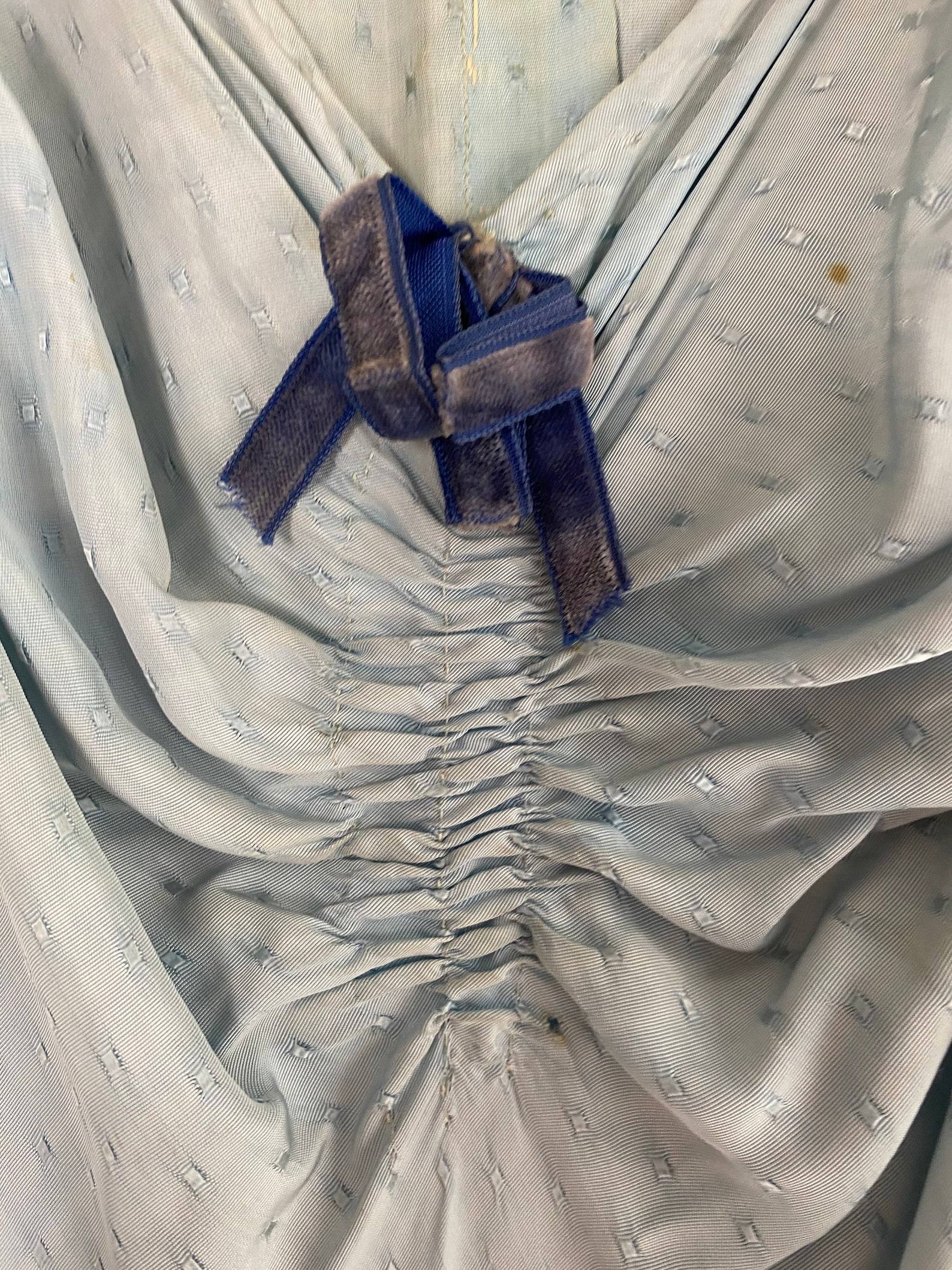 JOSE VARON - Three Piece Ribbon Dress Set - Blue main image 1