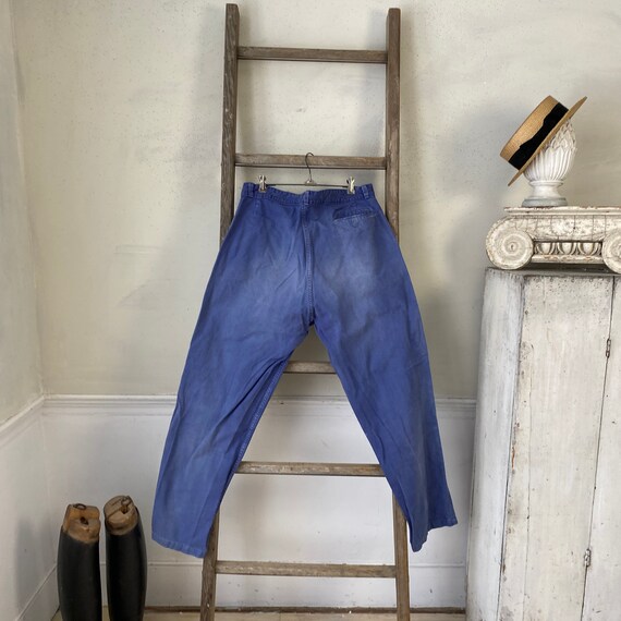 Vintage Antique French Trousers Pants Workwear Wo… - image 7