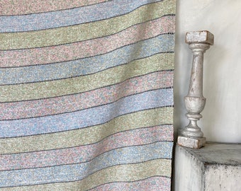 Vintage rag rug blanket / Hand woven rug area carpet Country Farmhouse Style Textile eco-friendly