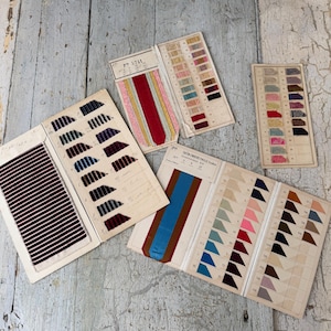 19th century silk sample fabric swatches booklet French history historical document Textile History historian document eco-friendly