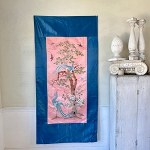 Buy Antique Chinese Tapestry Antique Chinese Forbidden Stitch Textile Wall Hanging Vintage Chinese Qing Dynasty Hand Embroidered Silk Panel 23X9 Online in India Etsy