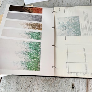 1980&#39;s Zuber Atelier Mural Sample Book Modern Scenic Panels Botanical French Wallpaper Designs Transparencies Wall Art Portfolio