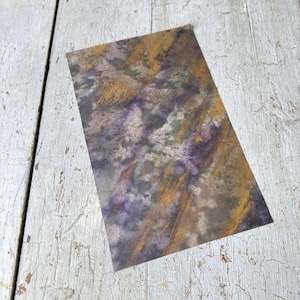 10.5x6.5 Antique French Marbled Paper ~ Hand-Marbled Unique Art Paper c1700s ~ Collectible Antique Paper for Framing Display marbleized