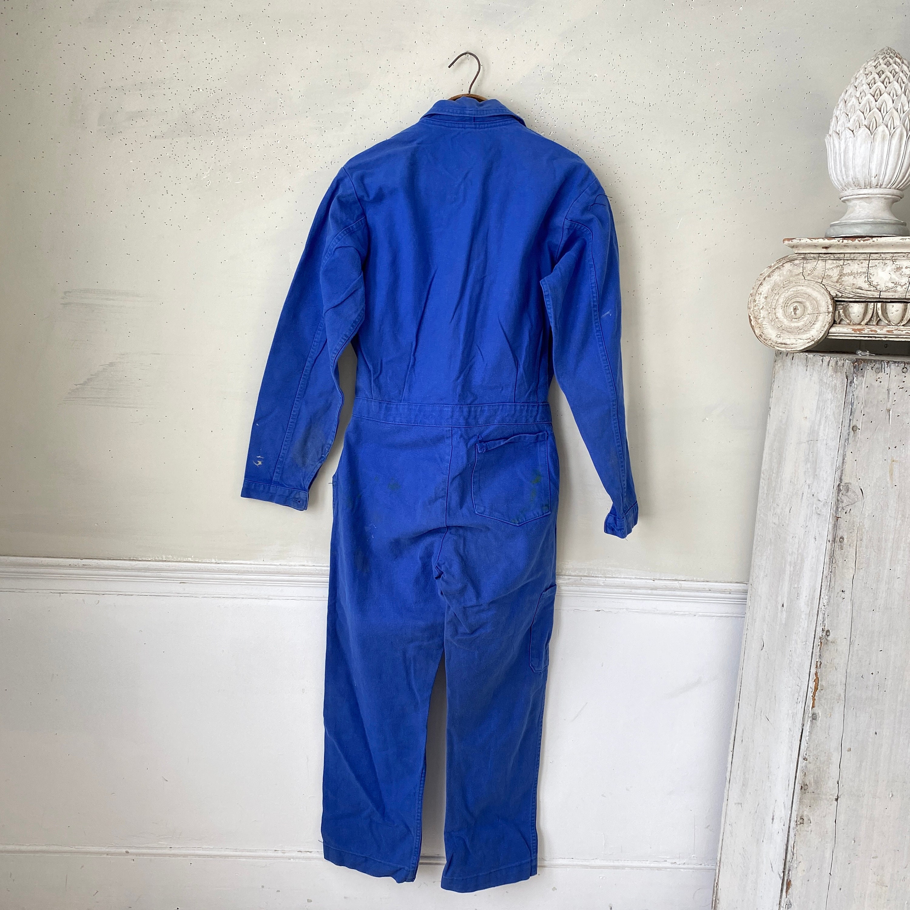 30 Waist French JUMPSUIT Workwear Vintage Coveralls Mechanic