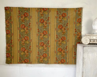 Przepiękna tkanina tapicerska Chenille Jacquard, vintage, wytrzymały materiał, ekologiczny bagażnik tekstylny