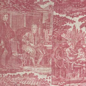 Tela antigua de Normandía "Carta de recomendación" Cottagecore Farmhousecore Textil de granja acolchado The Textile Trunk Francés Francia