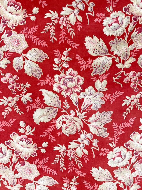 Red 2024 curtain material