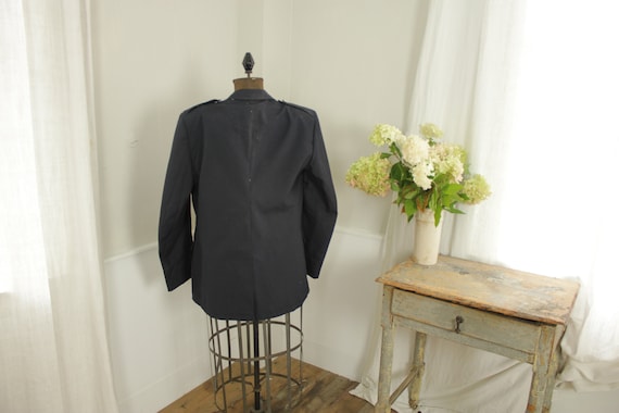 Police Jacket Vintage French Uniform work wear coat l… - Gem