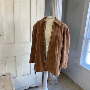 Vintage Corduroy Jacket French Hunting Workwear Khaki Brown 1900 eco-friendly