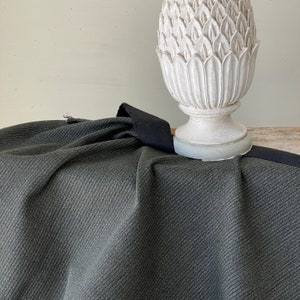 Gray Grey Trouser pant&#39;s RARE 1930  1940&#39;s French Shirting UNUSED Vintage Workwear fabric Work wear cotton clothing clothes shirting