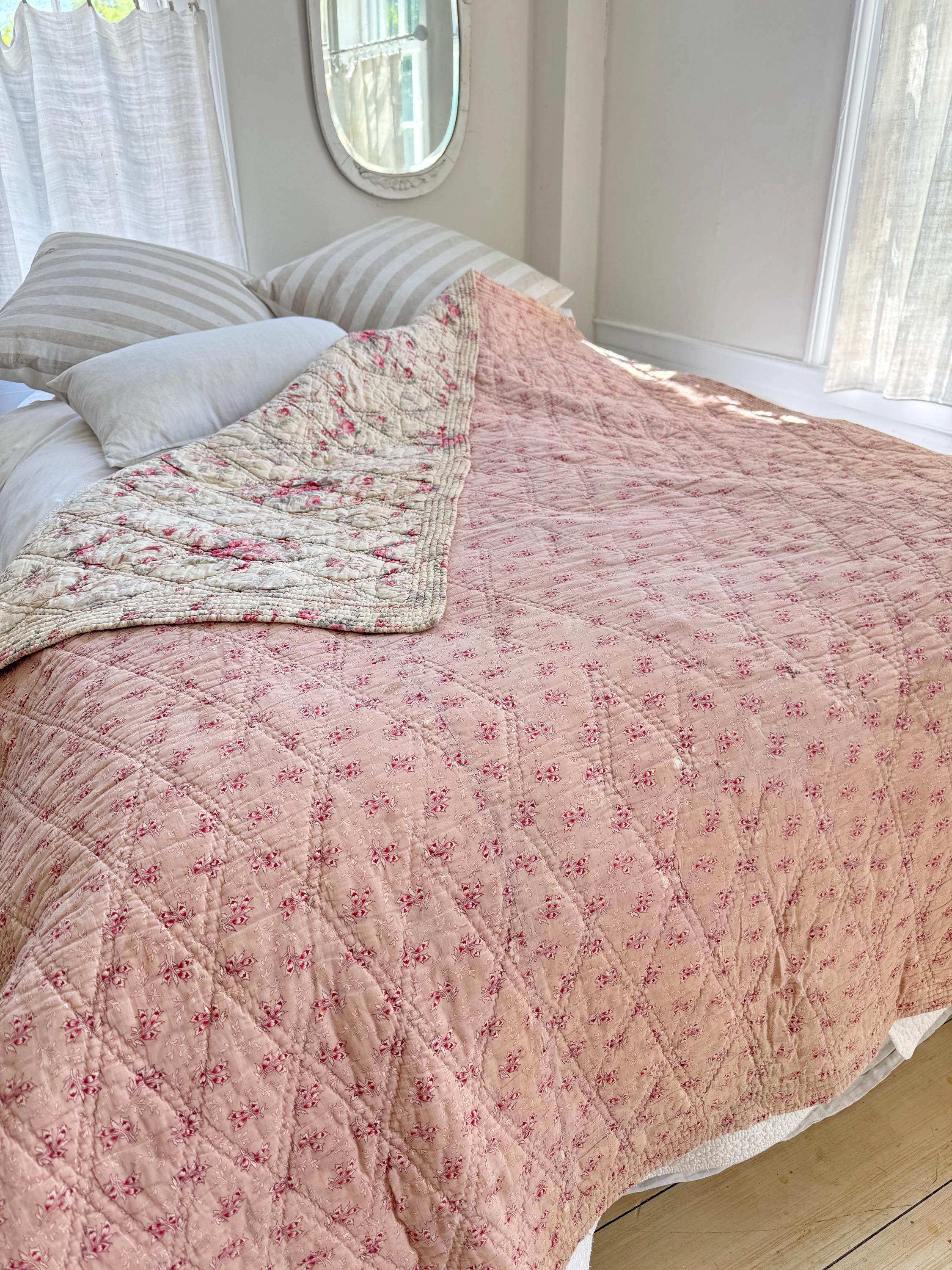 プロヴァンス　キルト　フランス　アンティーク プロヴァンス(南仏) キルト | SASHIIRO