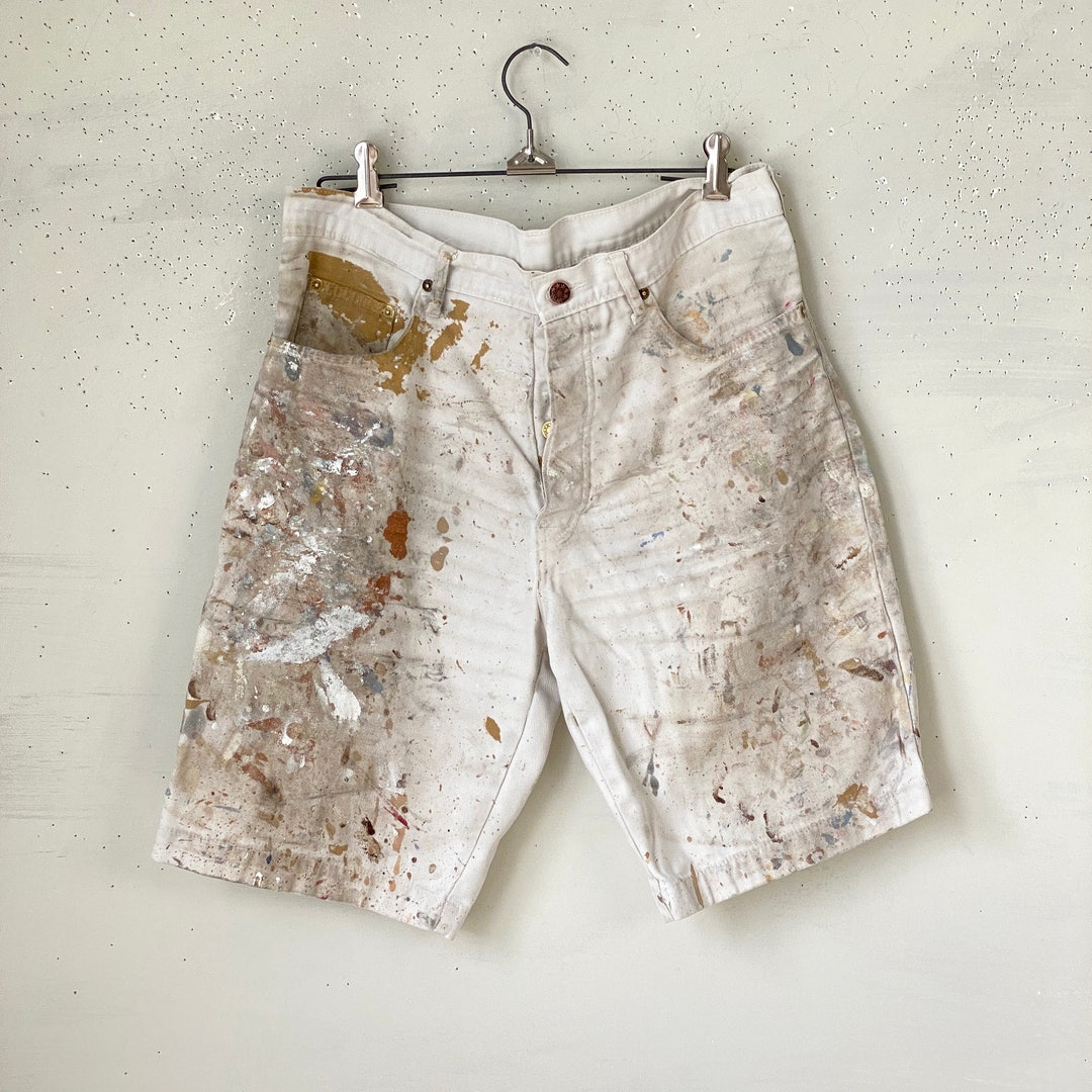 パンツ MASSES PAINTER SHORT DENIM PAINTER DENIM SHORTS (L.DENIM) - WKNDRS | 60% - Asian