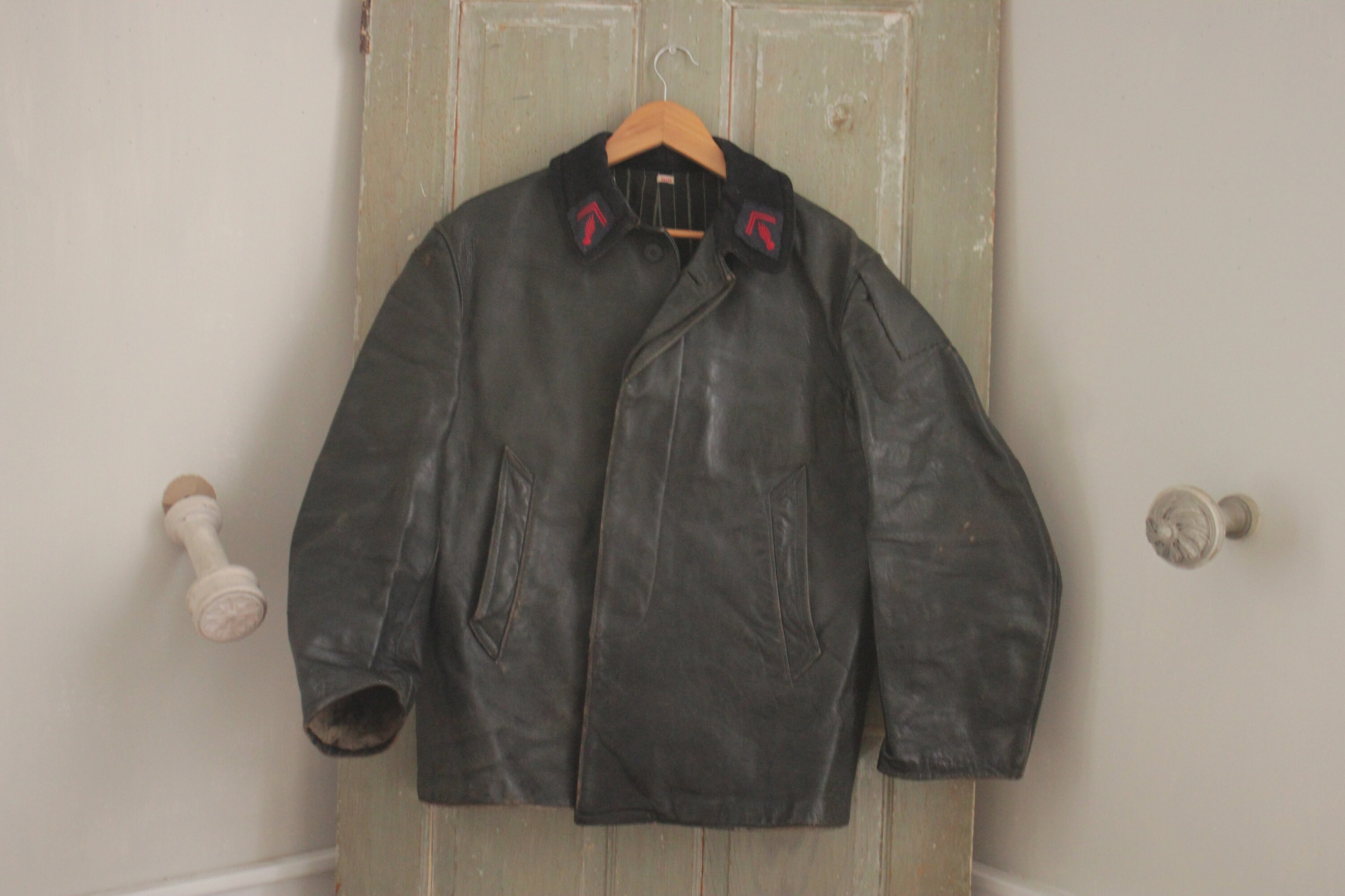 ジャケット・アウター 50s 60s Unknown French Work Jacket Vintage 1960s Faded Chore EU French Worker Jacket Blue