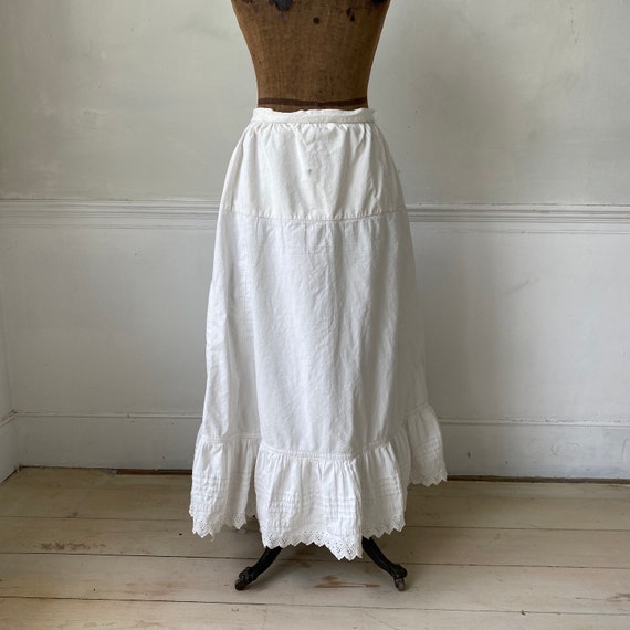 the virgins cotton lace skirt