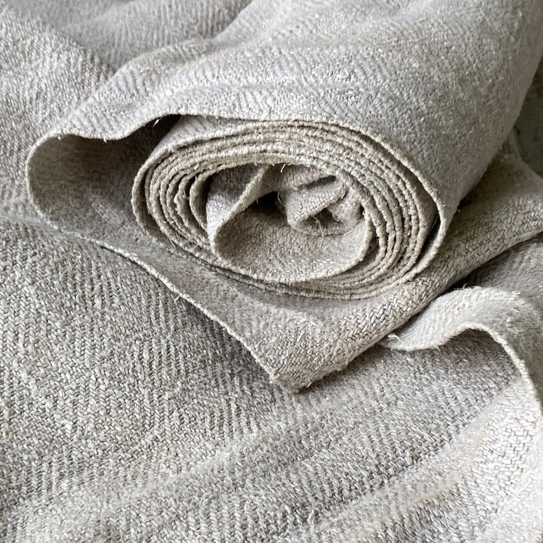 Nubby Fabric Material Antique Linen SLUBBY NUBBY Weight for Clothes