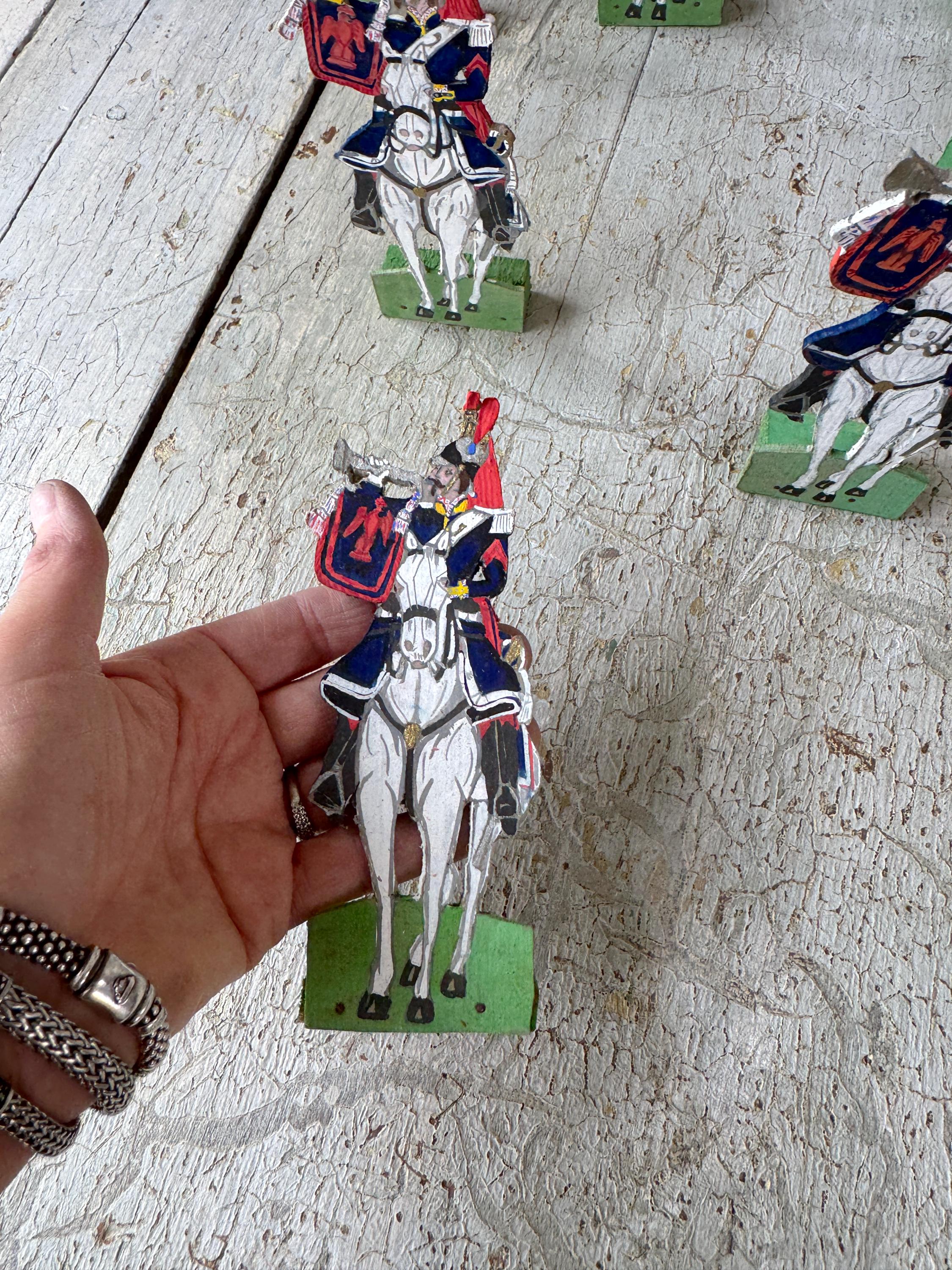 105 Soldats De Papier 90mm - Cuirassiers Second Empire 1859