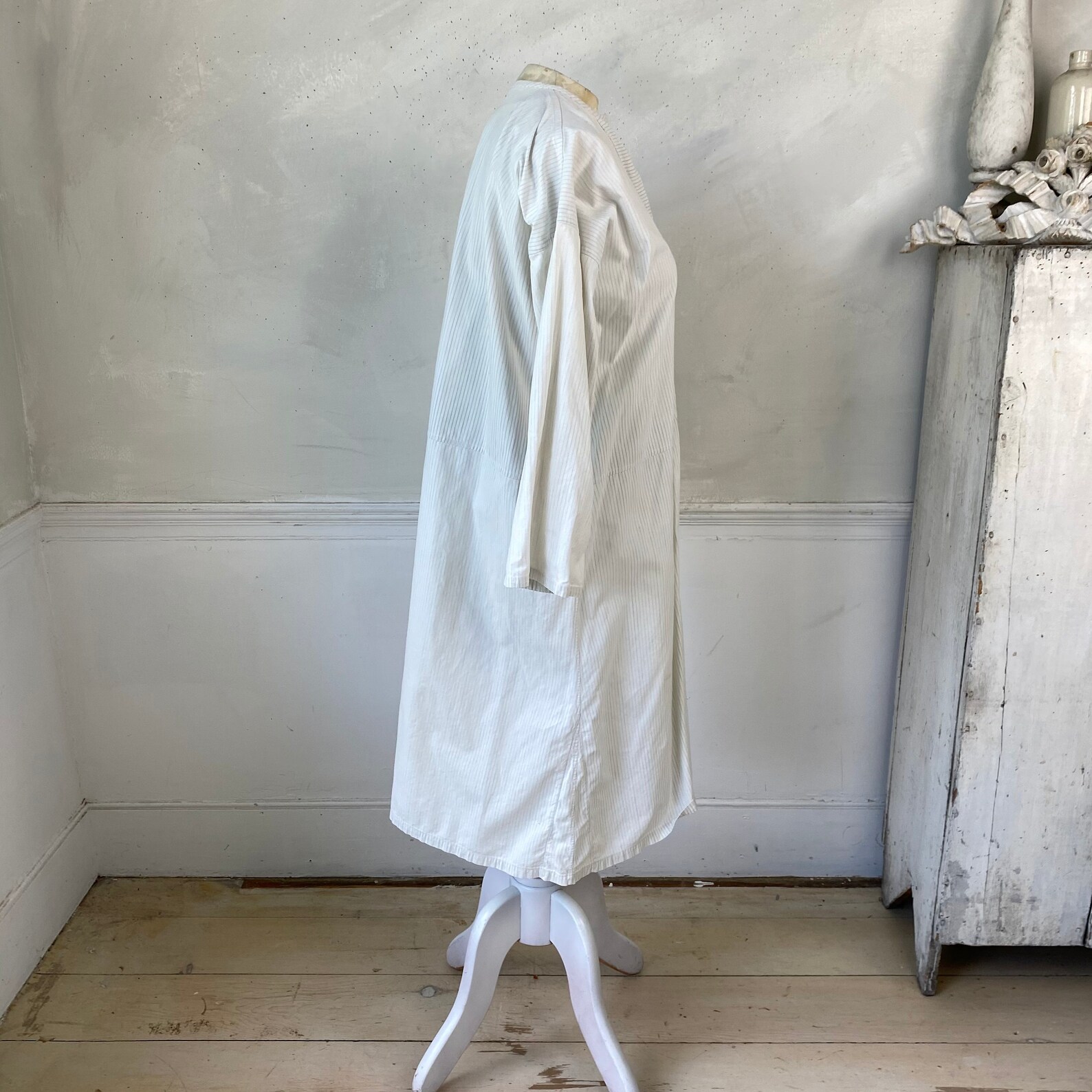 Men's Pajama Shirt Late 1800s Printed Stripe Shirt Etsy