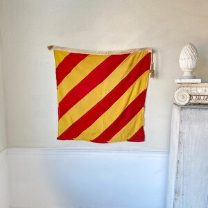 35X34 Letra Y Bandera Náutica Vintage Letra T Colgante de Pared Inglés Habitación de Niño Decoración Lana Vieja Ecológica