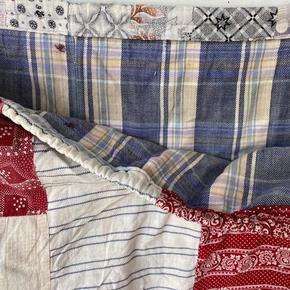 Patchwork Drawstring Bag Super Sweet  Bag Laundry… - image 5