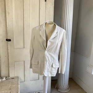 Vintage Linen Fencing Jacket - Etsy