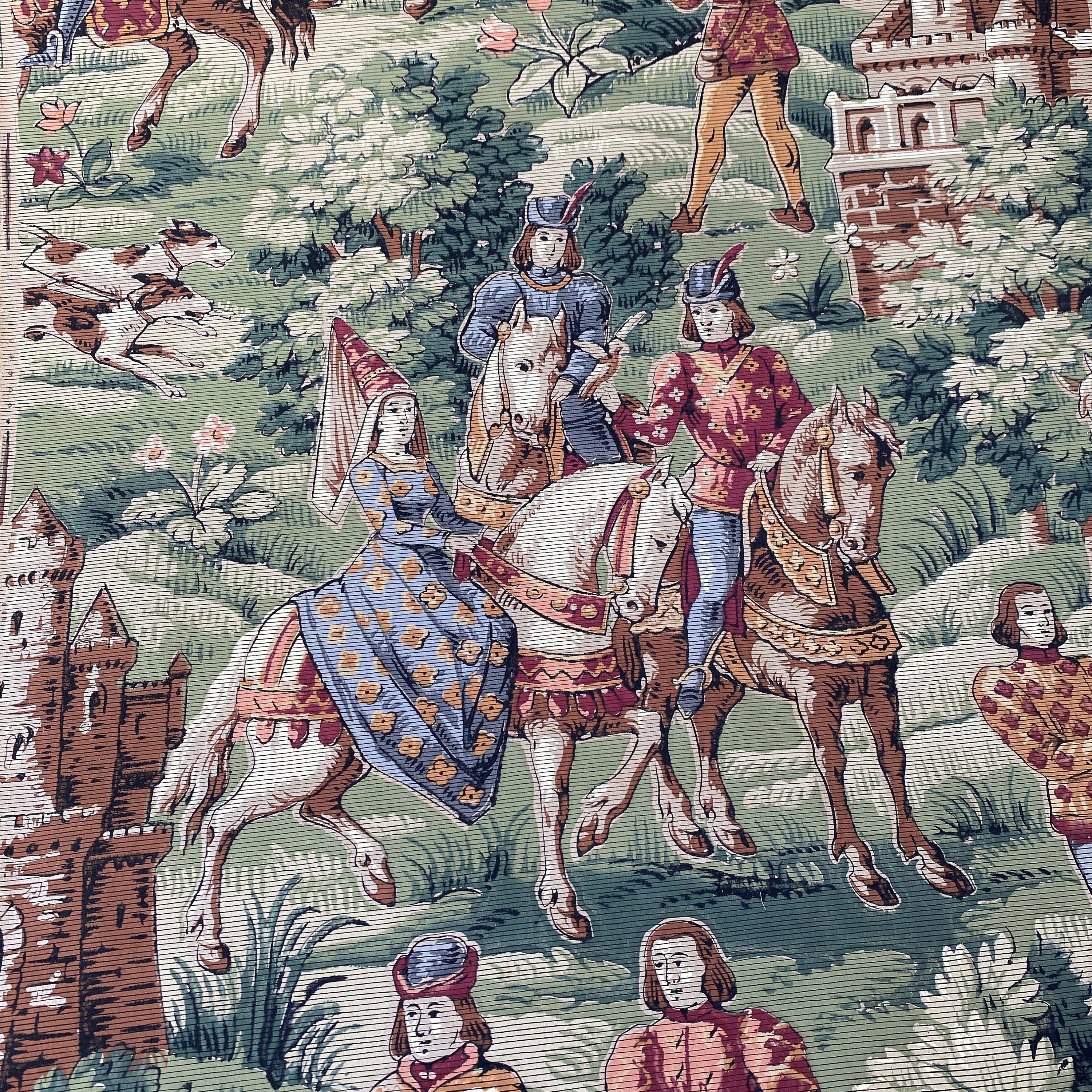 C1900 Wallpaper Medieval Design Antique French Design