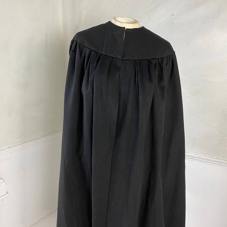 Judge's Gown Antique Cape Cloak Black Velvet and Wool 1900 | Etsy