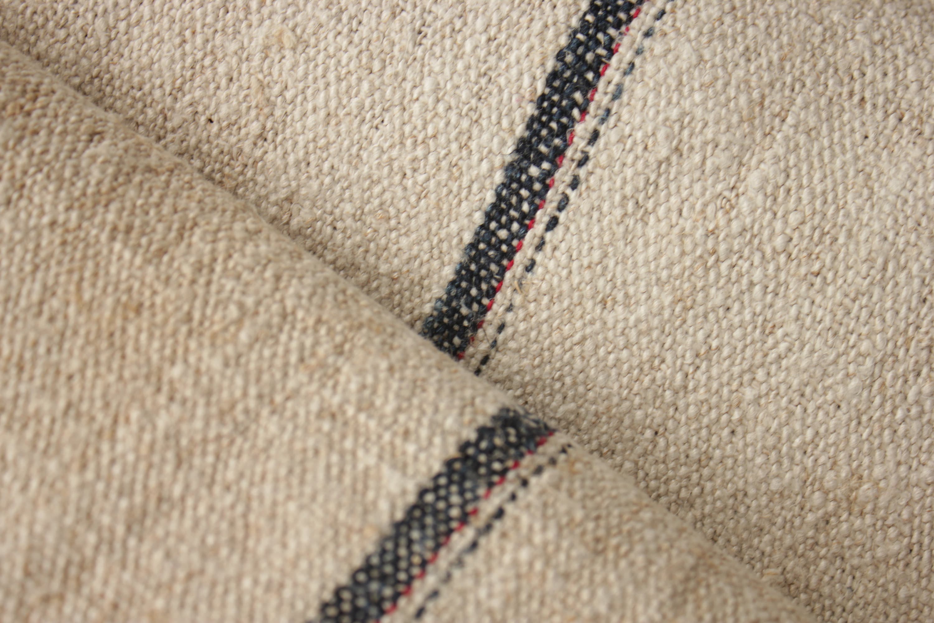 Sac tissu par l’yard noir Indigo Blue Red Stripe Antique Bure oreillers de projet chanvre lin d’ameublement table runner couture du grain Sac tissu par l’yard noir Indigo Indigo noir Blue Red Stripe Antique Bure oreillers de projet chanvre lin d’ameublement table runner couture du grain c2b89a