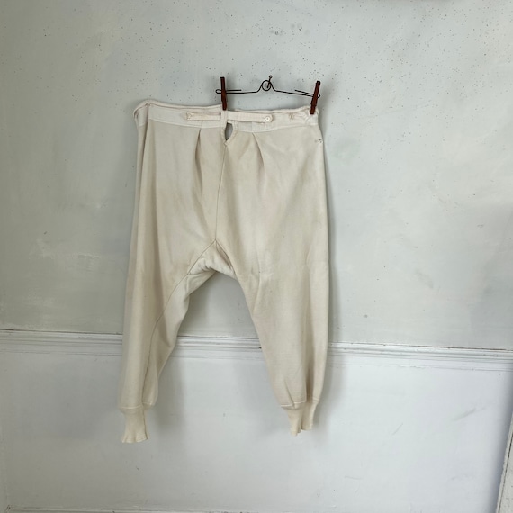 French Antique Long Johns Sweat Pants Sports Pant… - image 6