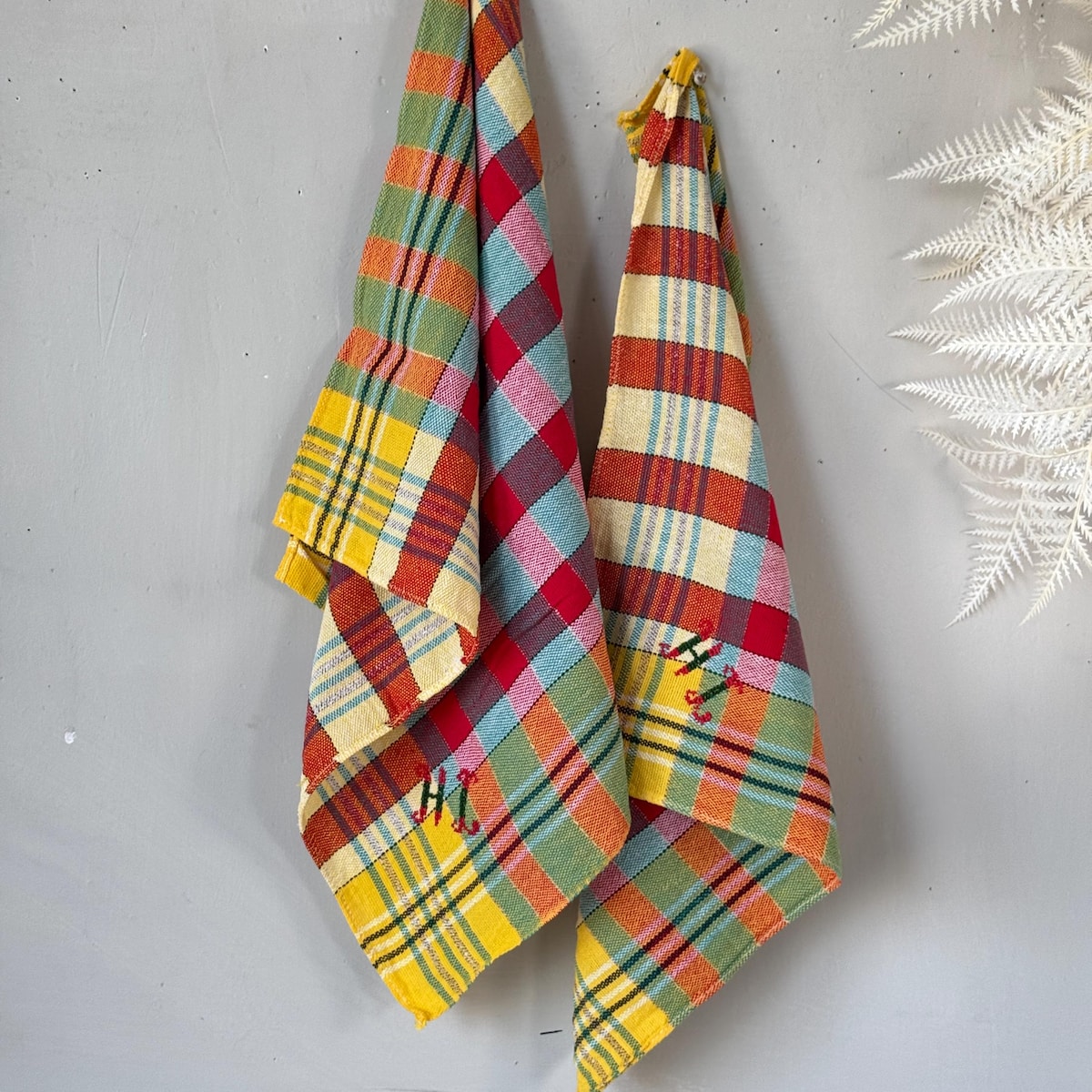 Vintage French Cotton Napkin, 2 Per Set (12avail) - Etsy