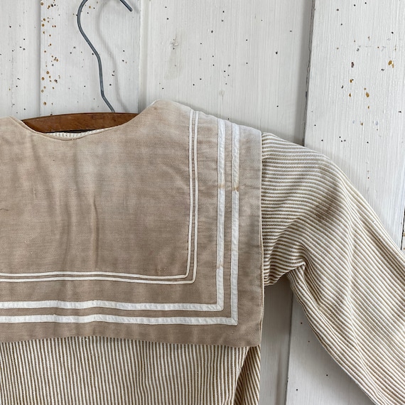 SMALL Vintage Faded Sailor shirt French 1920's n