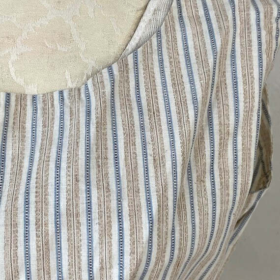 Striped Vintage Cotton Slip Dress French Workwear… - image 7